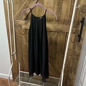 Short Black pleated swing dress, M, Lush